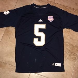 Adidas Notre Dame #5 Manti Te’o Jersey